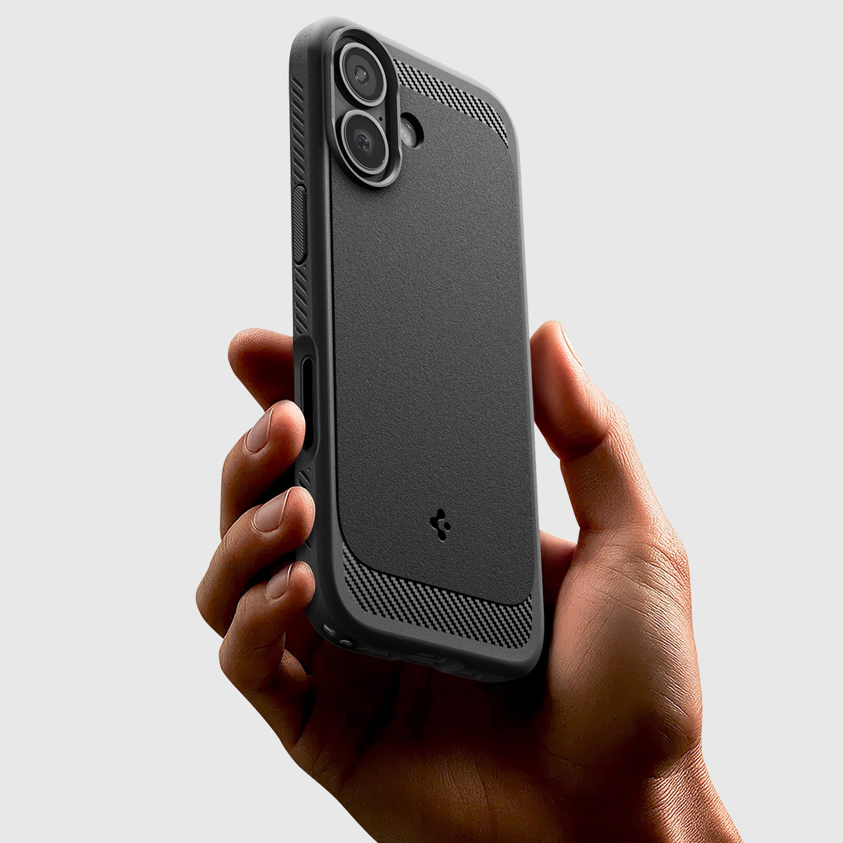 Etui Spigen Rugged Armor Mag z MagSafe do Apple iPhone 17, czarne