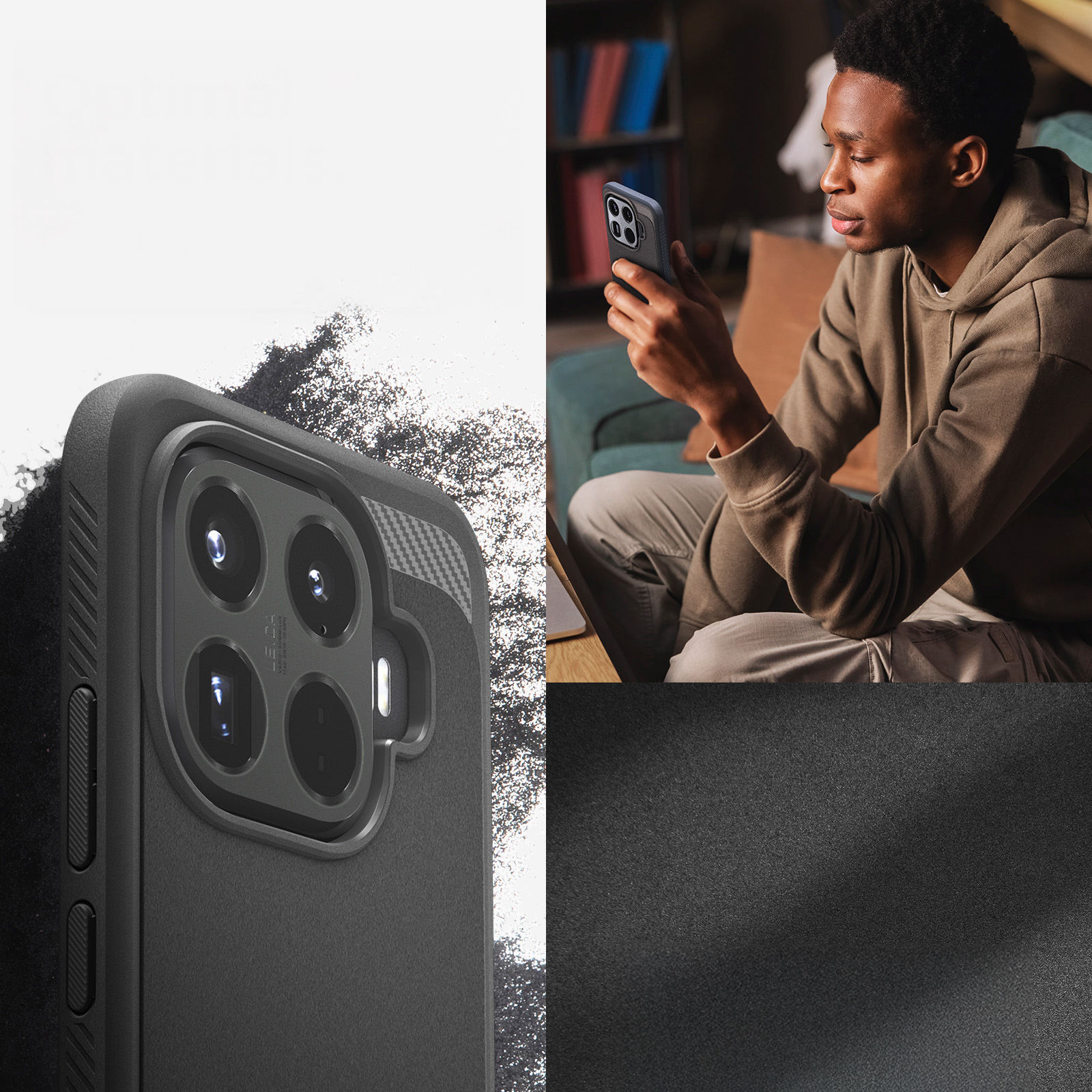 Etui Spigen Rugged Armor do Xiaomi 15T Pro, czarne