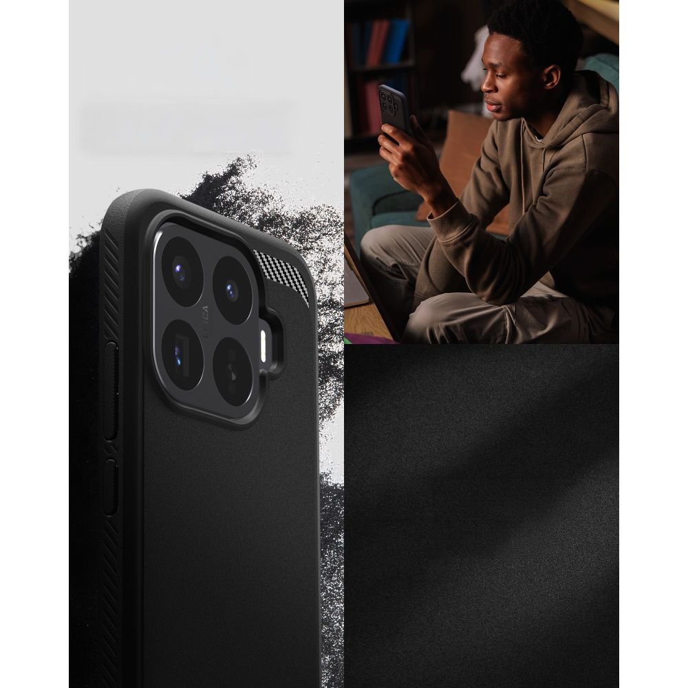 Etui Spigen Rugged Armor do Xiaomi 17T, czarne