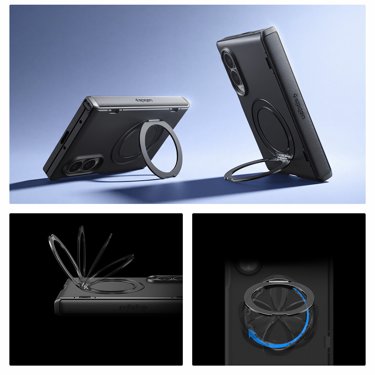 Etui Spigen Slim Armor Pro S Mag do Galaxy Z Fold8, czarne