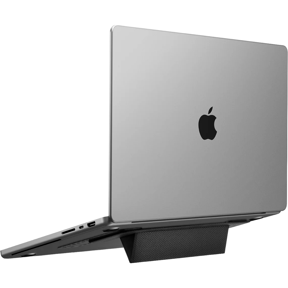 Spigen Slimfold LD201-S1, lekka funkcjonalna, przenośna podkładka do laptopa, trwała, czarna