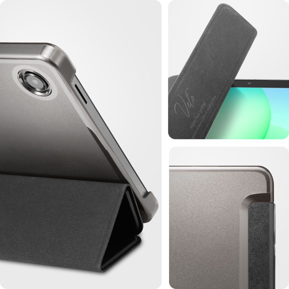 Etui do Galaxy Tab A11 / A9, Spigen Smart Fold, czarne