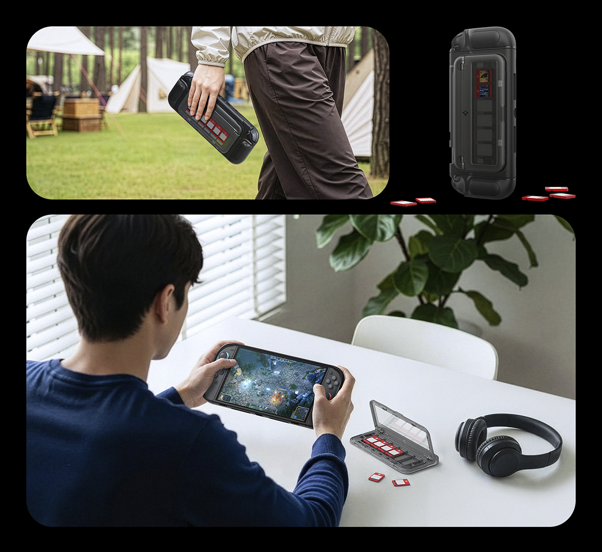 Etui Spigen Snap Switch do Nintendo Switch 2, czarne