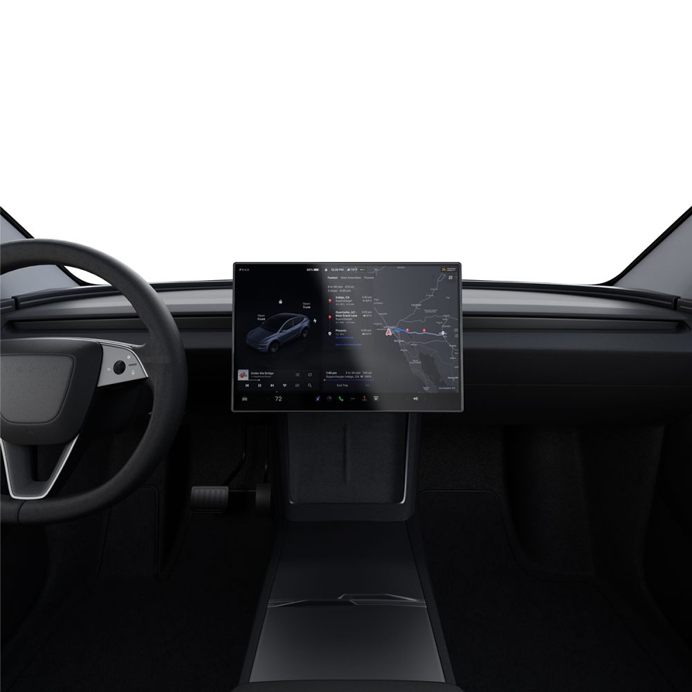 Szkło antyrefleksyjne Spigen Glas.tR EZ Fit AC 1-Pack do Tesla Model Y 2024-2026, czarna ramka