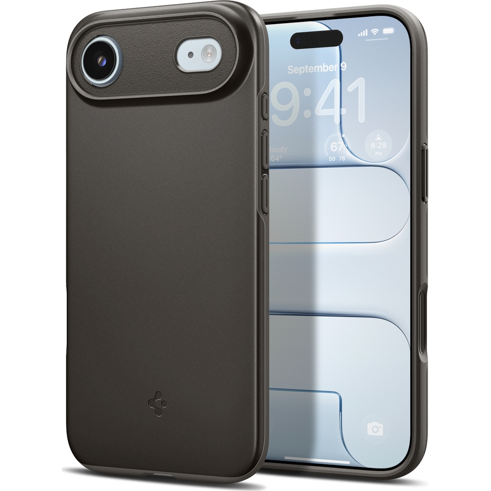 Etui Spigen Thin Fit Mag do MagSafe do iPhone Air, stalowe