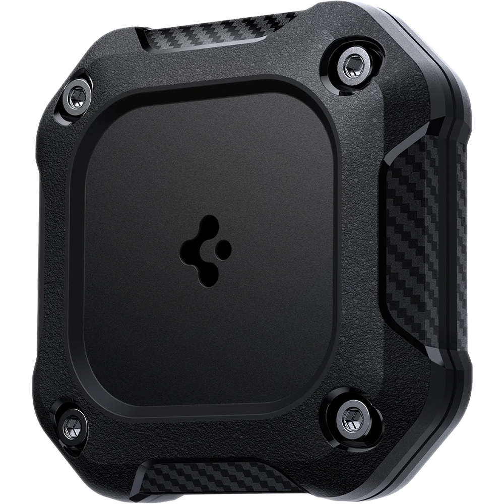 Spigen Tough Armor, pancerny case do AirTag, wodoodporny, solidny, trwały, czarne