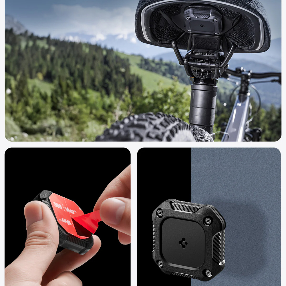 Spigen Tough Armor, kompaktowy design z uchwytami, dopasowany, wygodny, ergonomiczny, czarne
