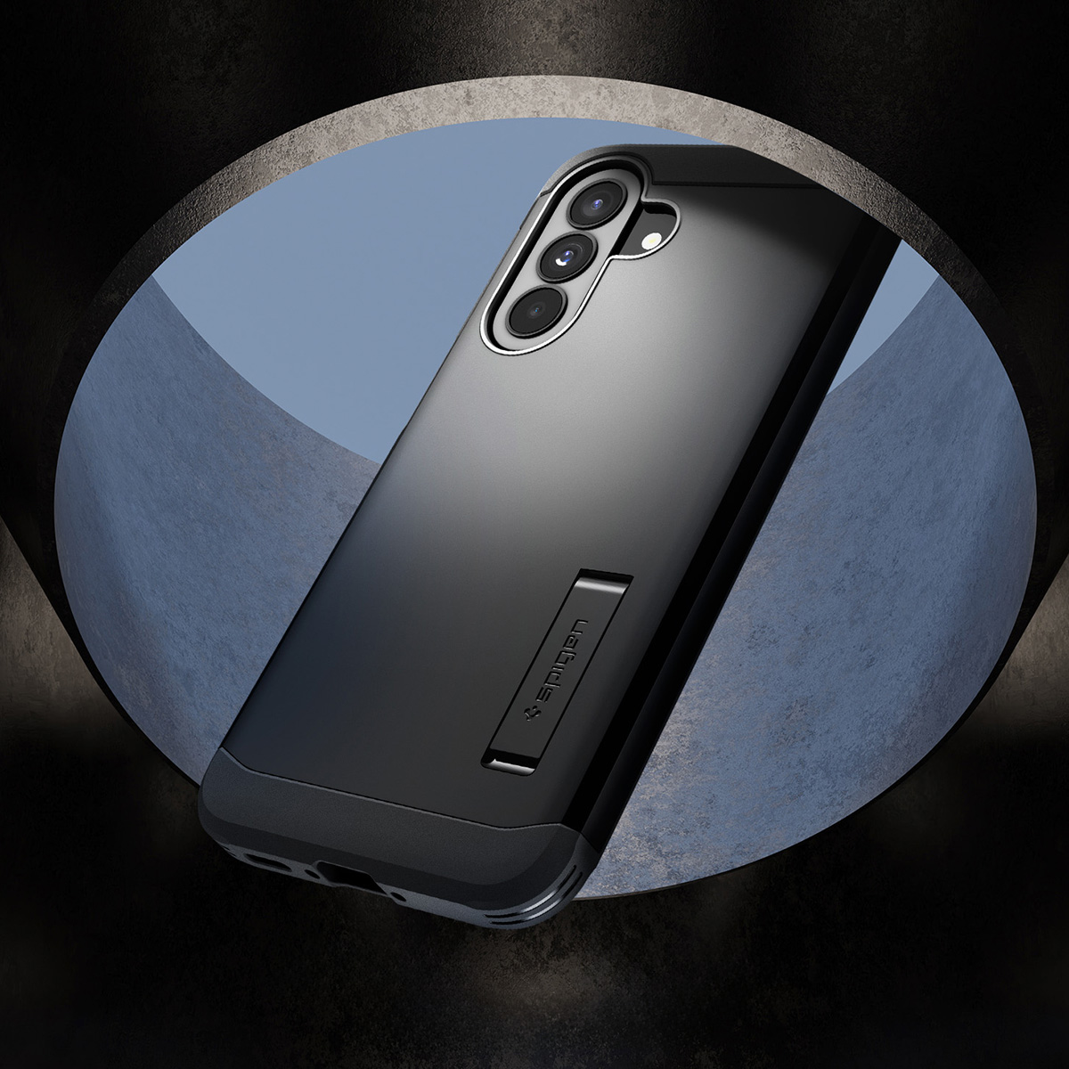 Etui Spigen Tough Armor do Samsung Galaxy A37 5G, czarne
