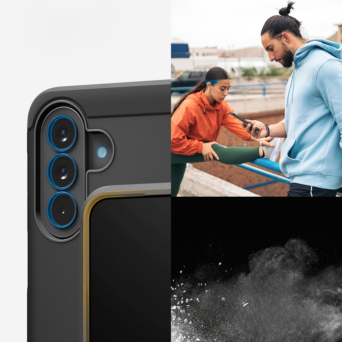 Etui Spigen Tough Armor do Samsung Galaxy A57 5G, czarne