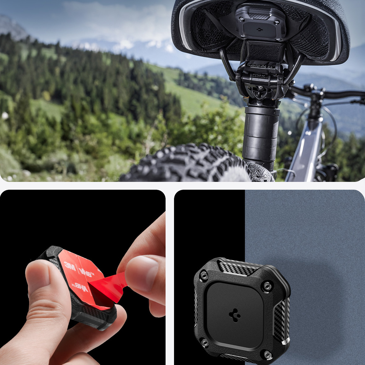 Spigen Tough Armor, kompaktowy design z uchwytami, dopasowany, wygodny, ergonomiczny, czarne