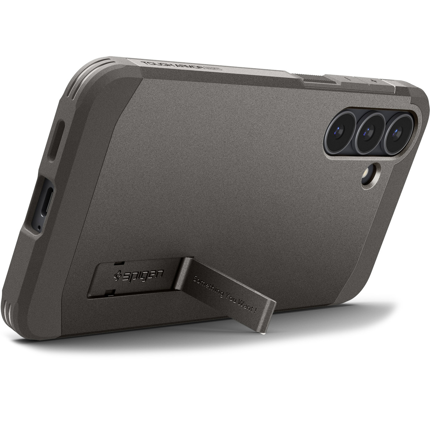 Etui Spigen Tough Armor Mag MagSafe do Galaxy S25 FE, szare