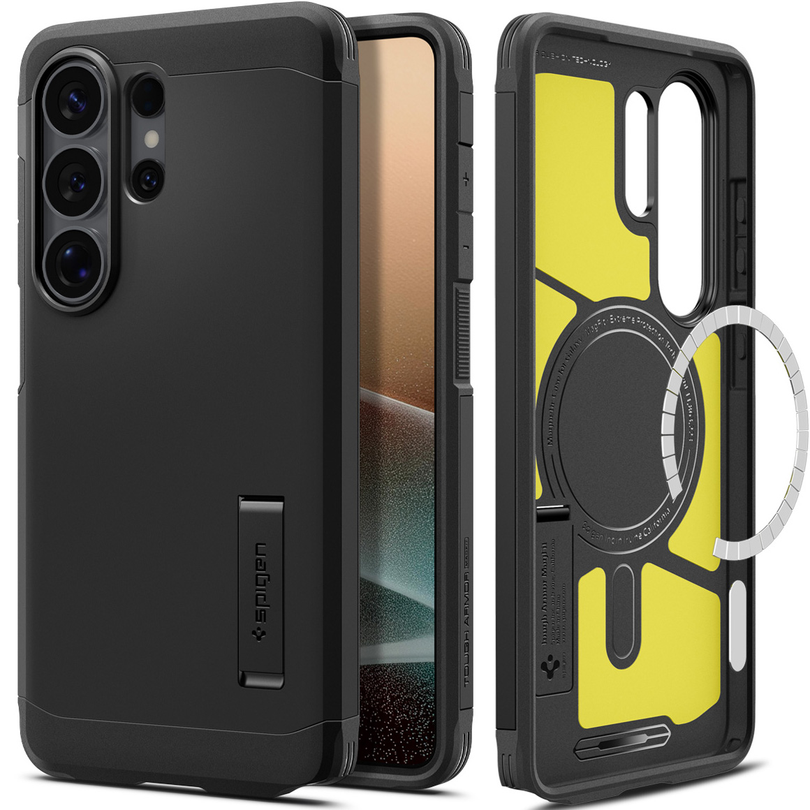 Etui Spigen Tough Armor Mag MagSafe do Samsung Galaxy S26 Ultra, czarne
