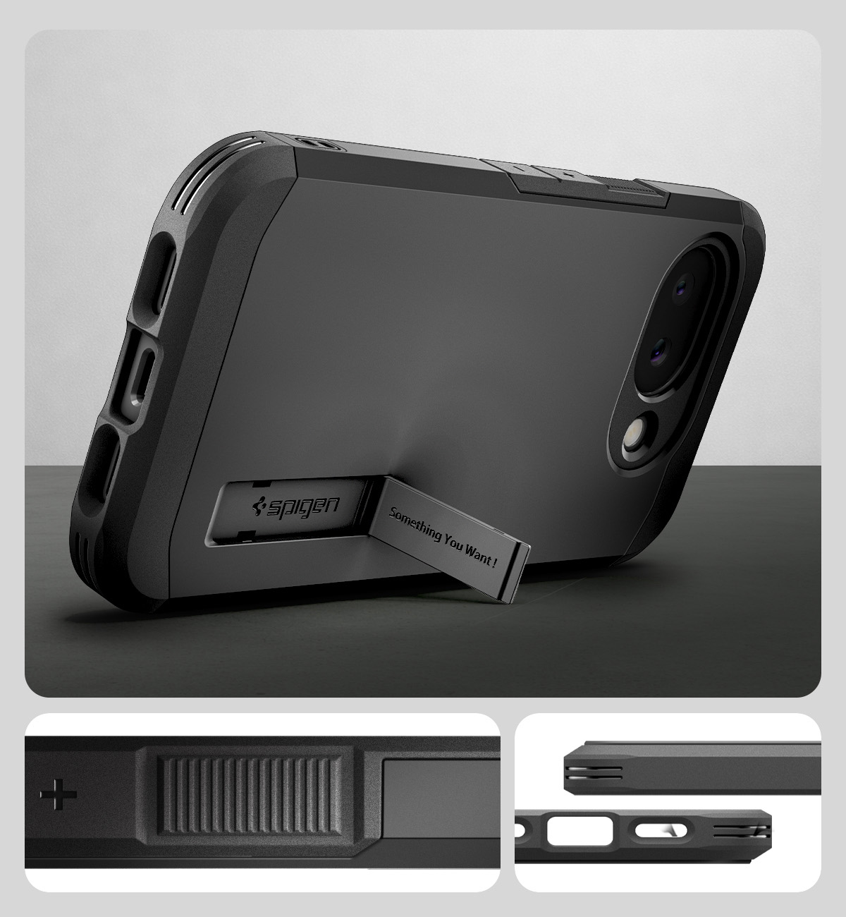 Etui Spigen Tough Armor Mag MagSafe do Google Pixel 10a, czarne