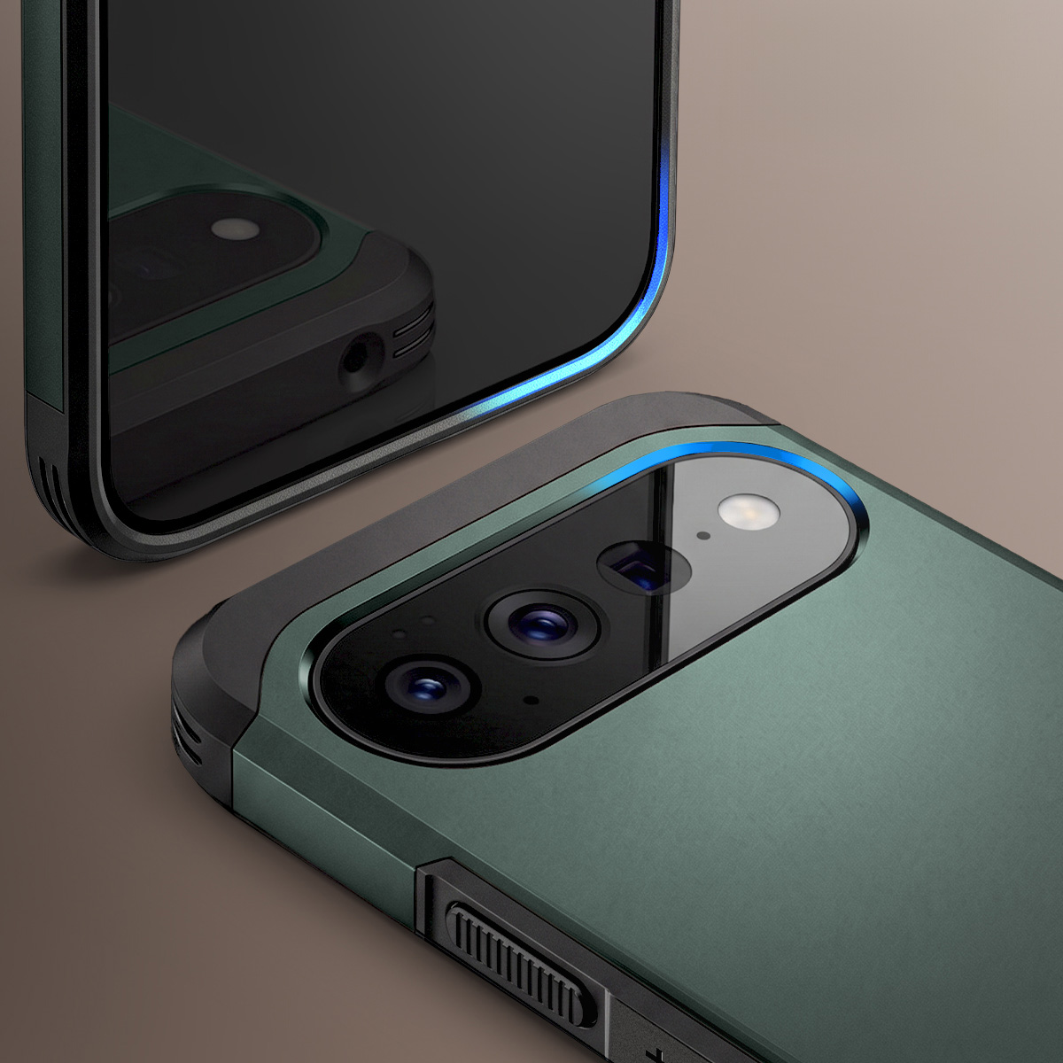 Etui Spigen Tough Armor Mag MagSafe do Google Pixel 11, zielone