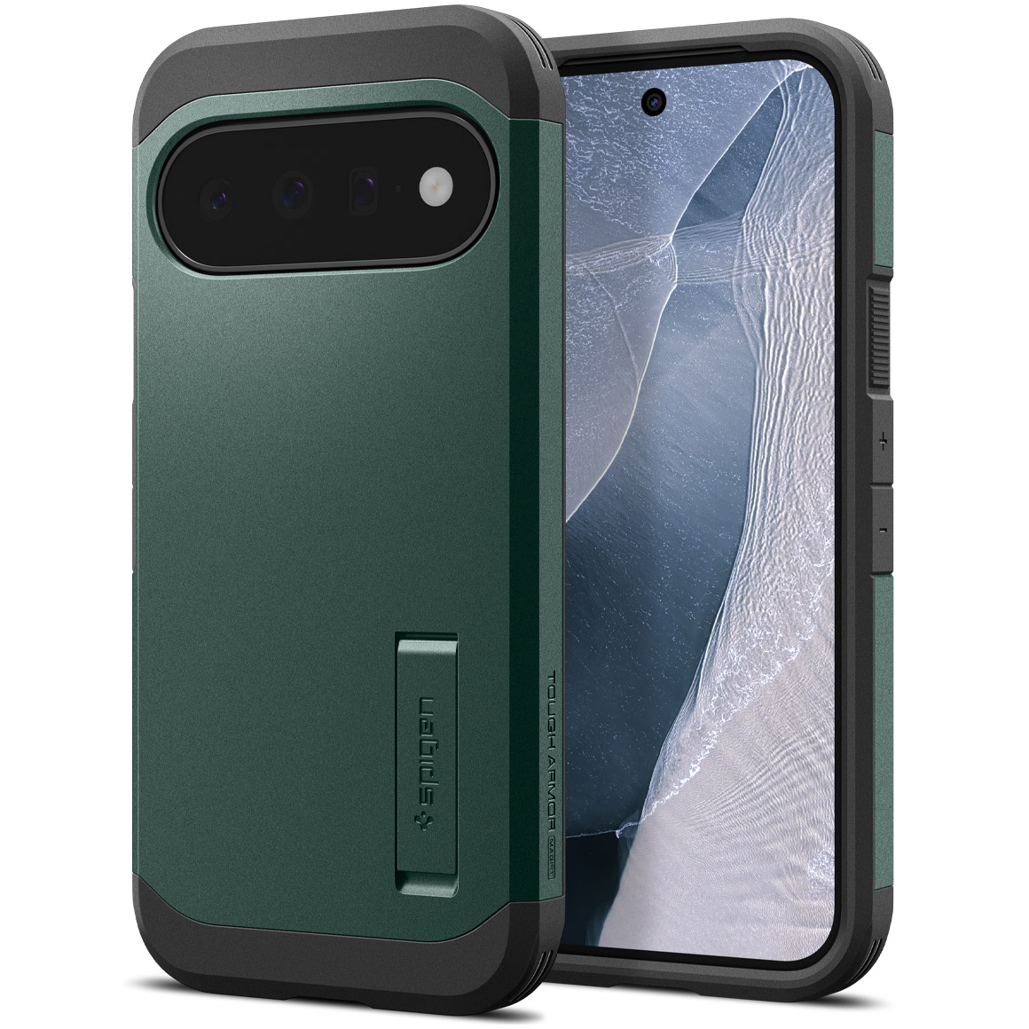 Etui Spigen Tough Armor Mag MagSafe do Google Pixel 11, zielone