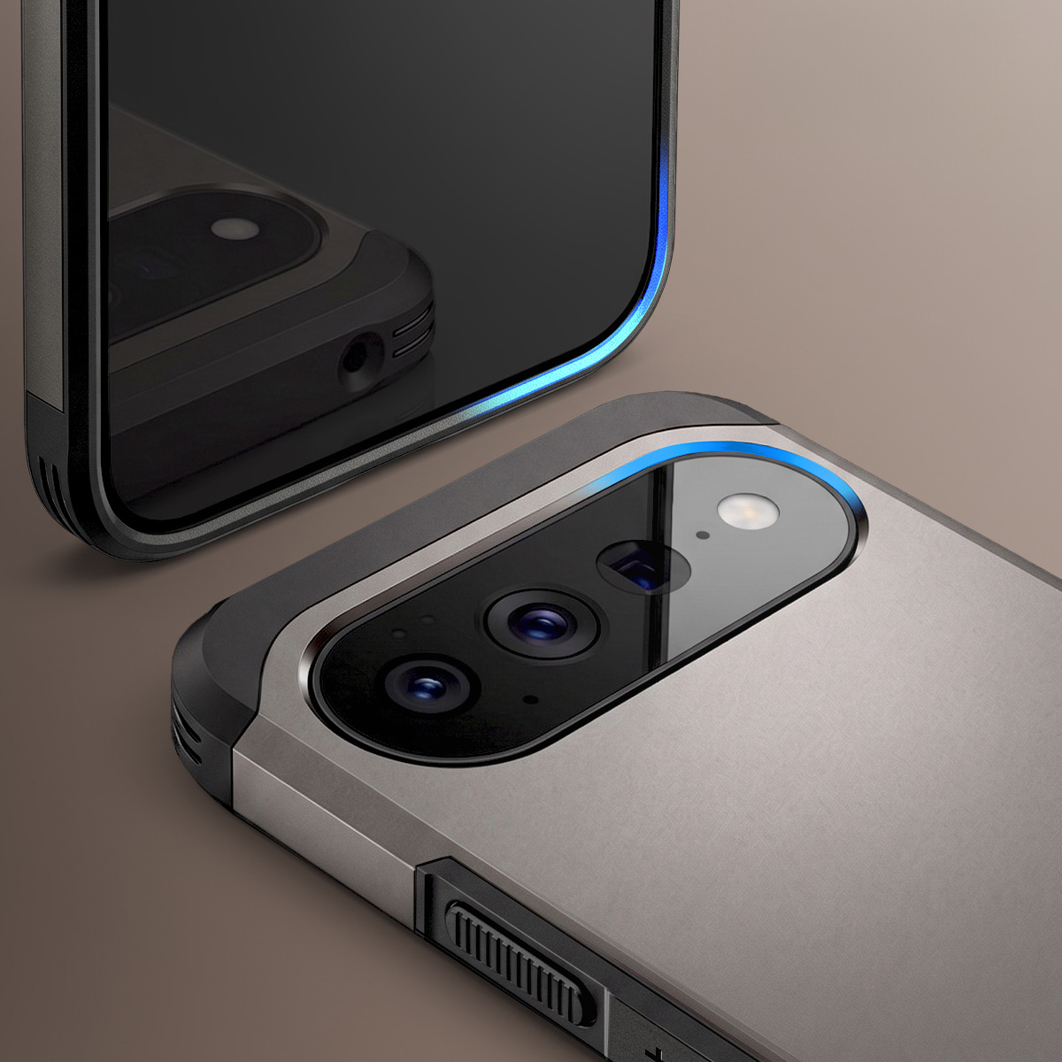 Etui Spigen Tough Armor Mag MagSafe do Google Pixel 11, szare