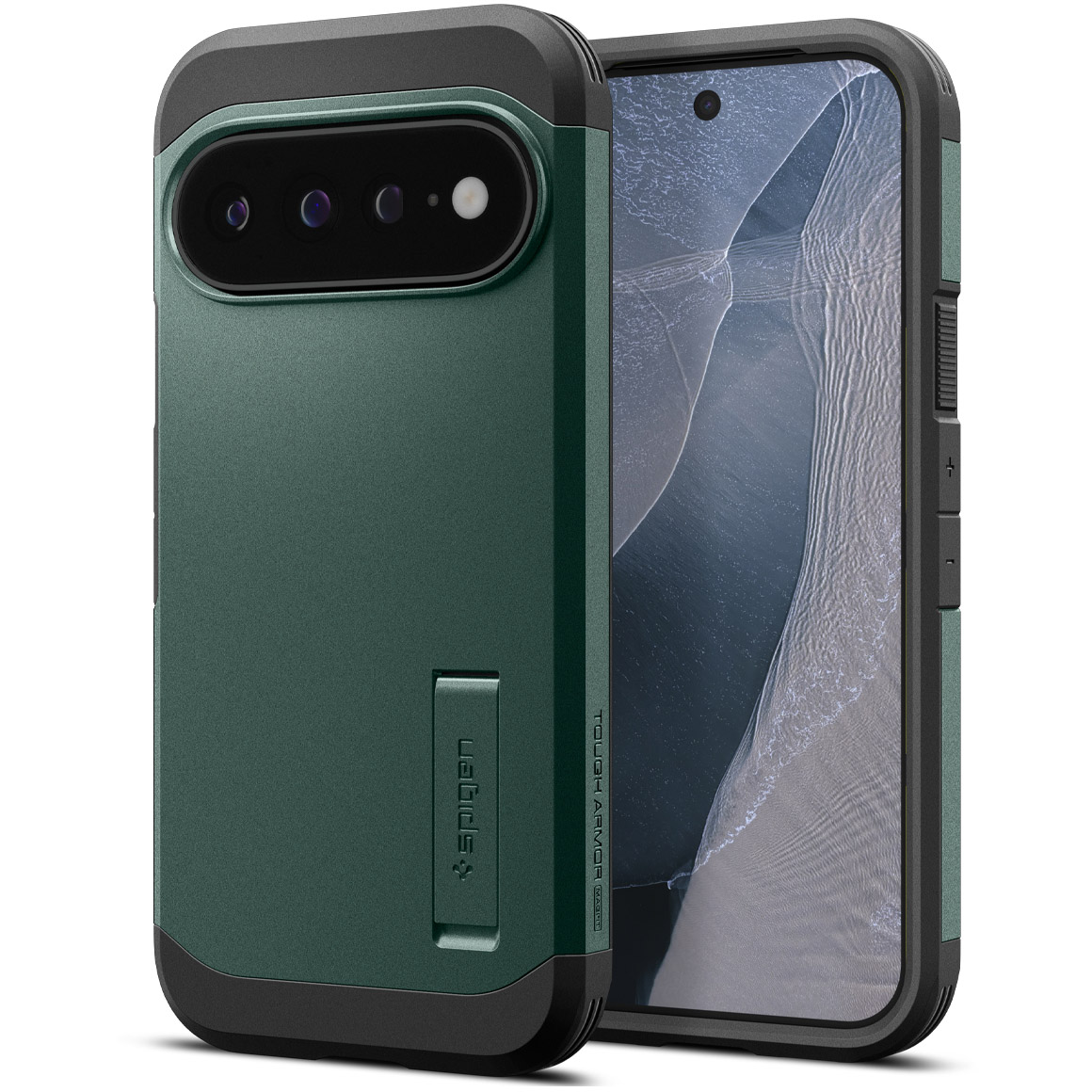 Etui Spigen Tough Armor Mag MagSafe do Google Pixel 11 Pro, zielone