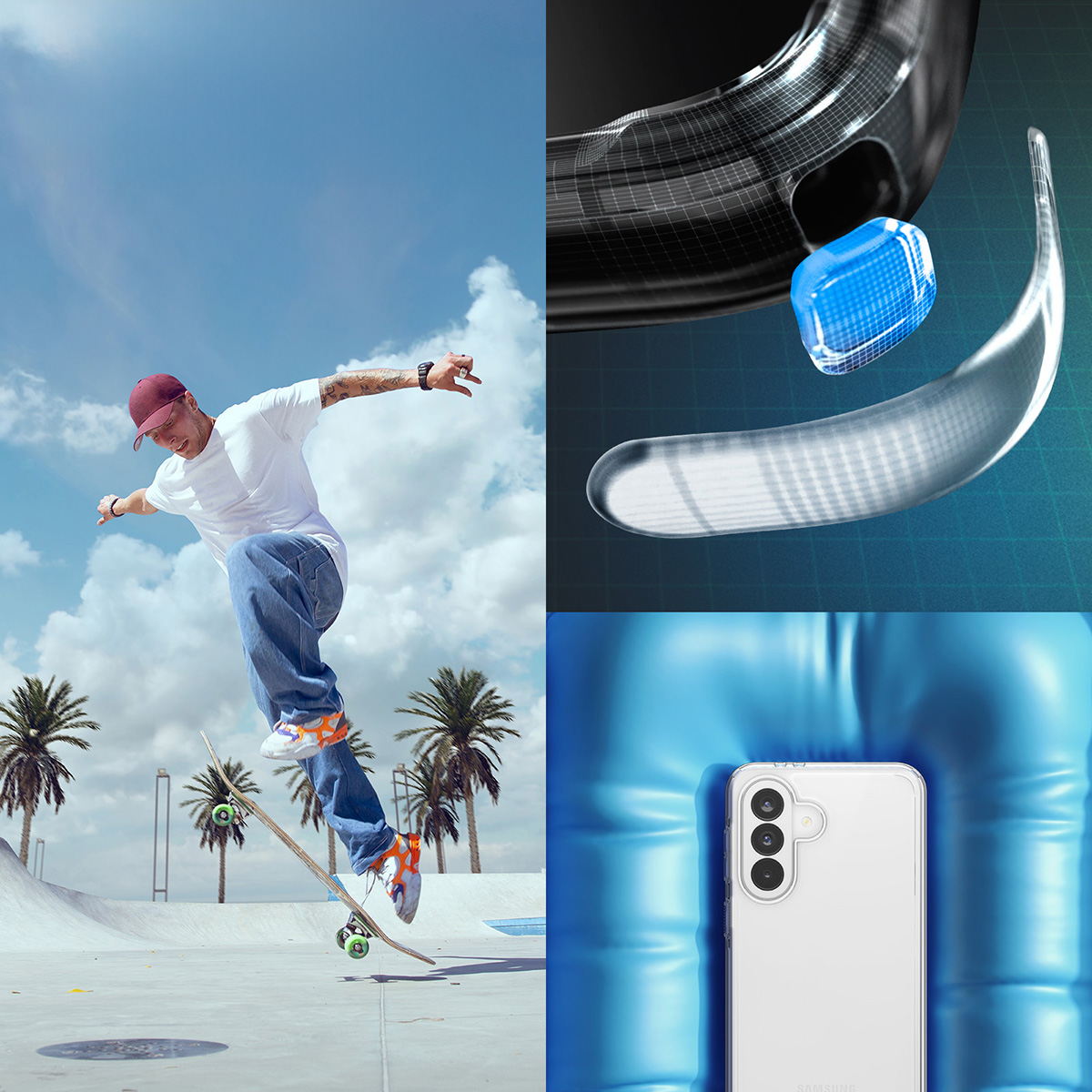 Etui Spigen Ultra Hybrid do Samsung Galaxy A37 5G, przezroczyste