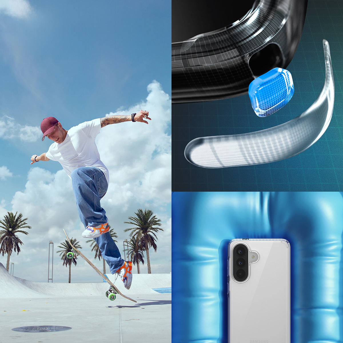 Etui Spigen Ultra Hybrid do Samsung Galaxy A57 5G, przezroczyste