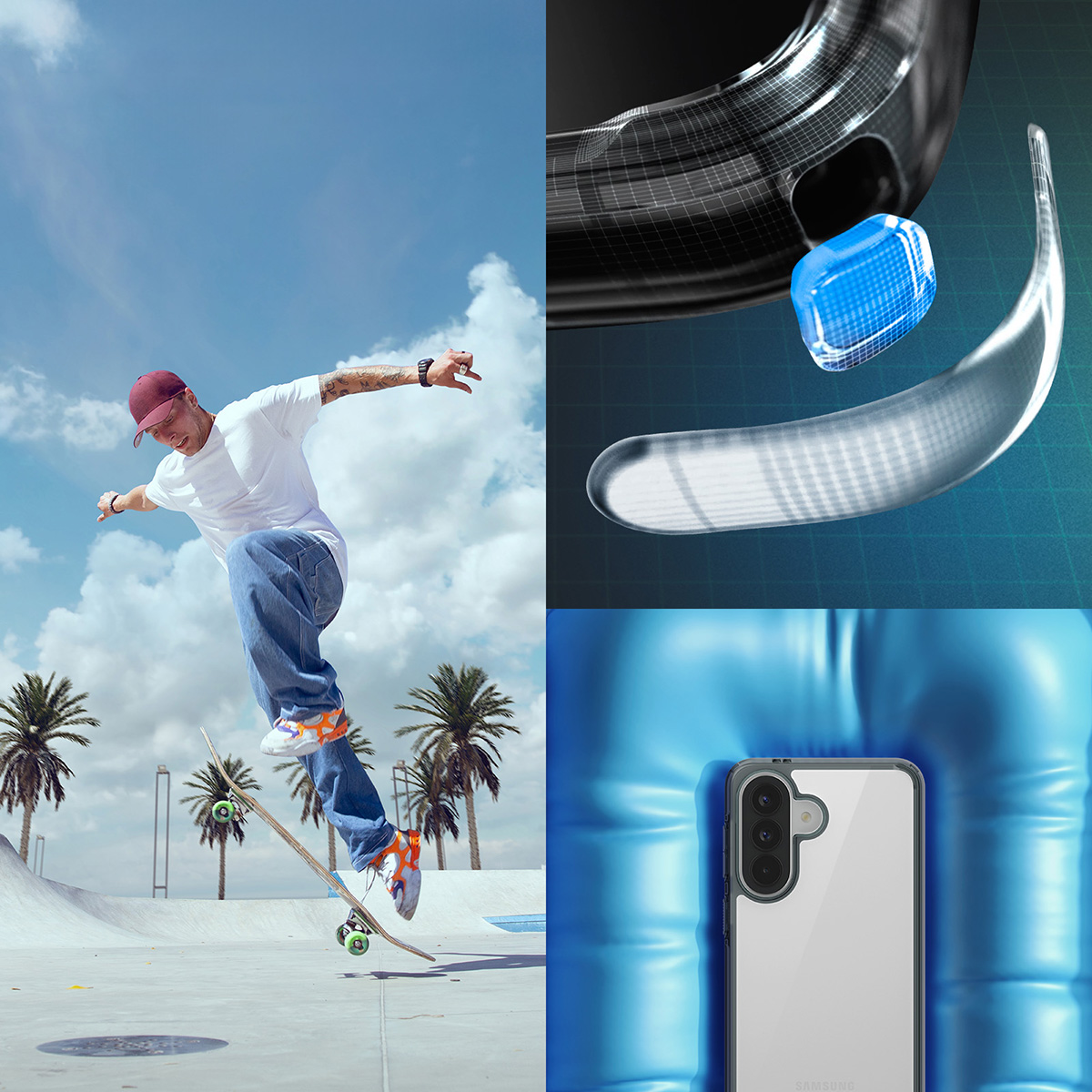 Etui Spigen Ultra Hybrid do Samsung Galaxy A57 5G, przezroczysto-przydymione