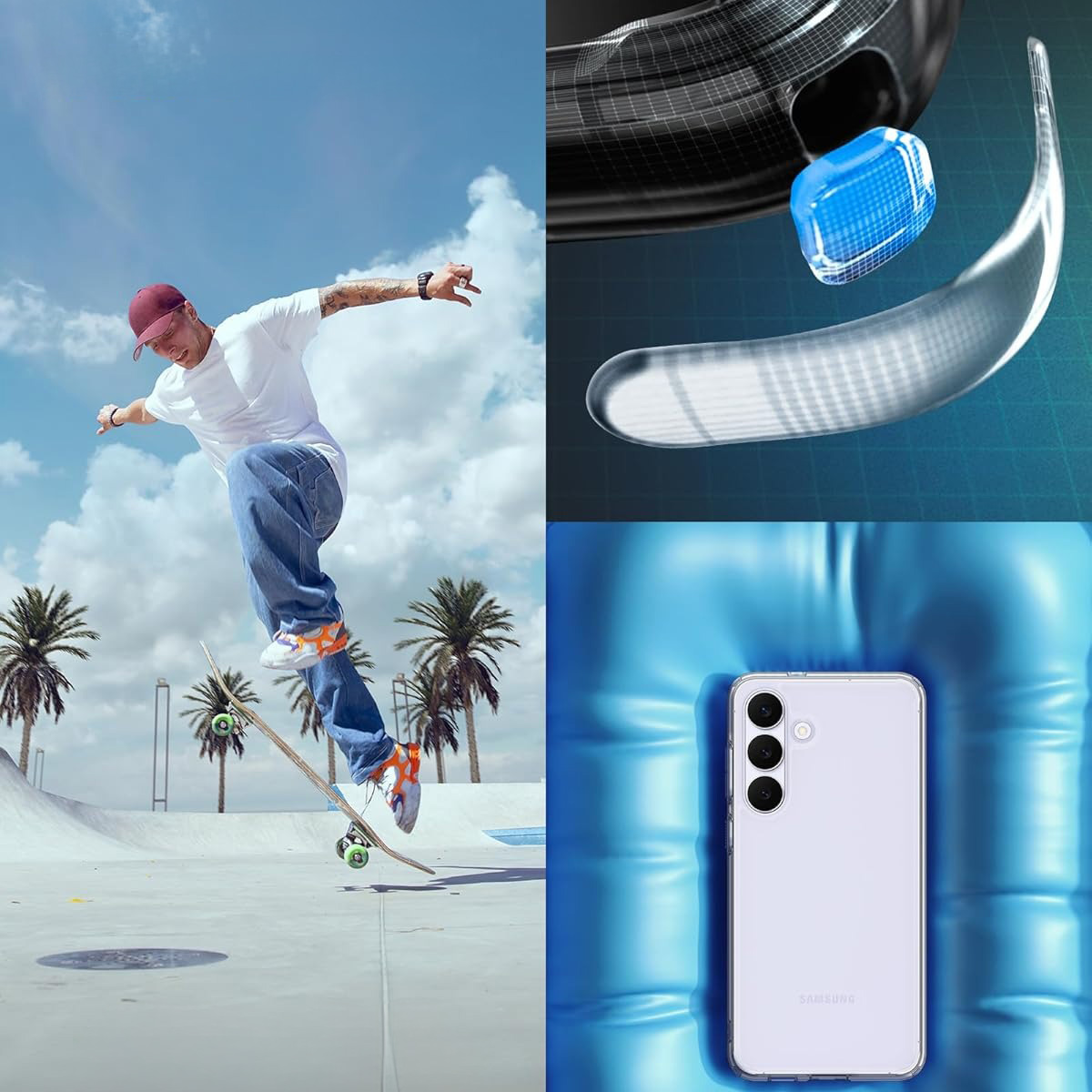 Etui Spigen Ultra Hybrid do Samsung Galaxy S25 FE, przezroczyste