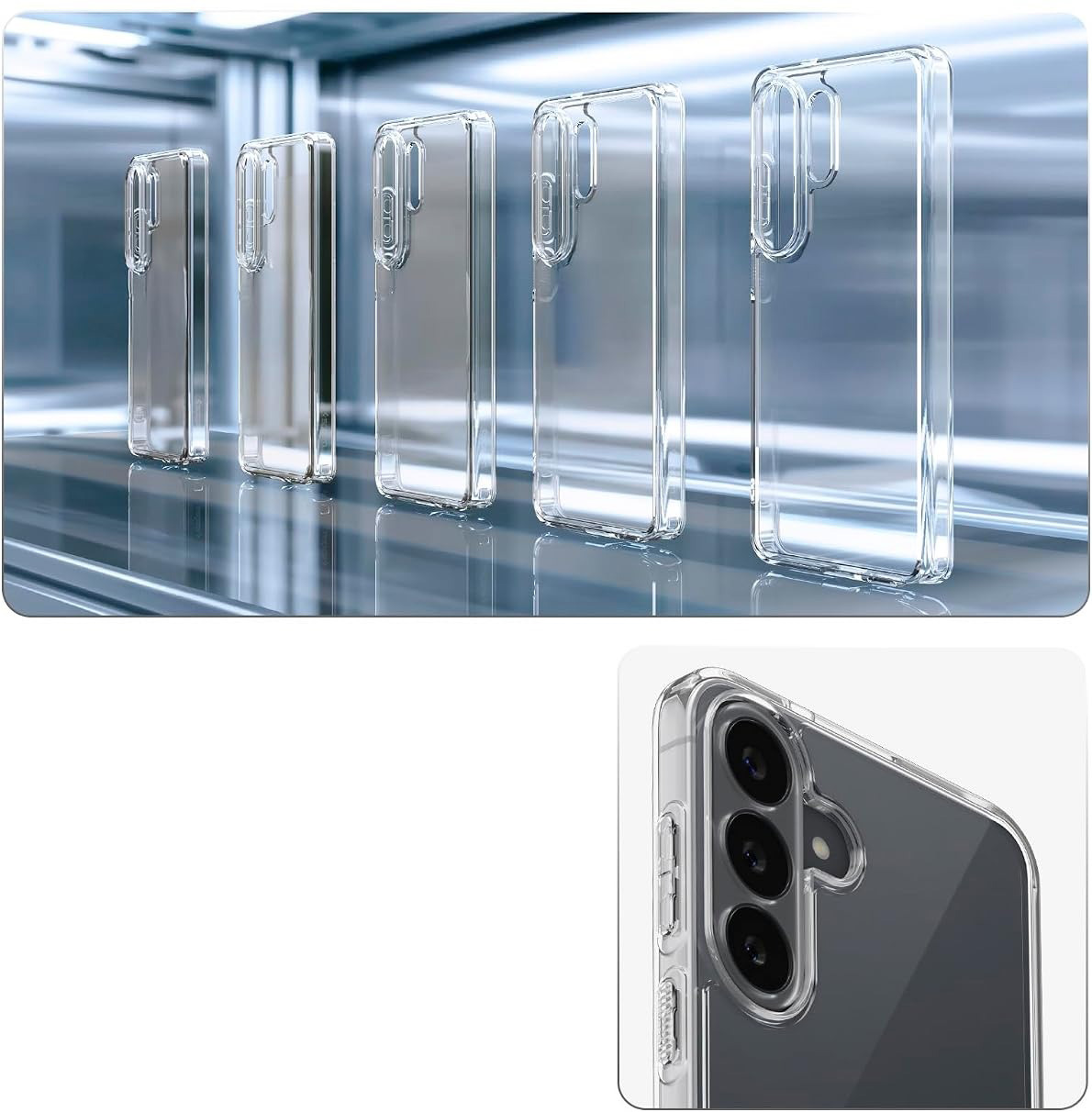 Etui Spigen Ultra Hybrid do Samsung Galaxy S26 FE, przezroczyste