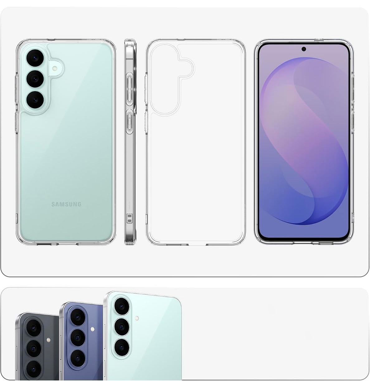 Etui Spigen Ultra Hybrid do Samsung Galaxy S26 FE, przezroczyste