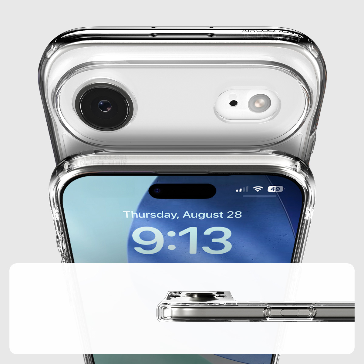 Etui Spigen Ultra Hybrid do Apple iPhone Air, przezroczyste