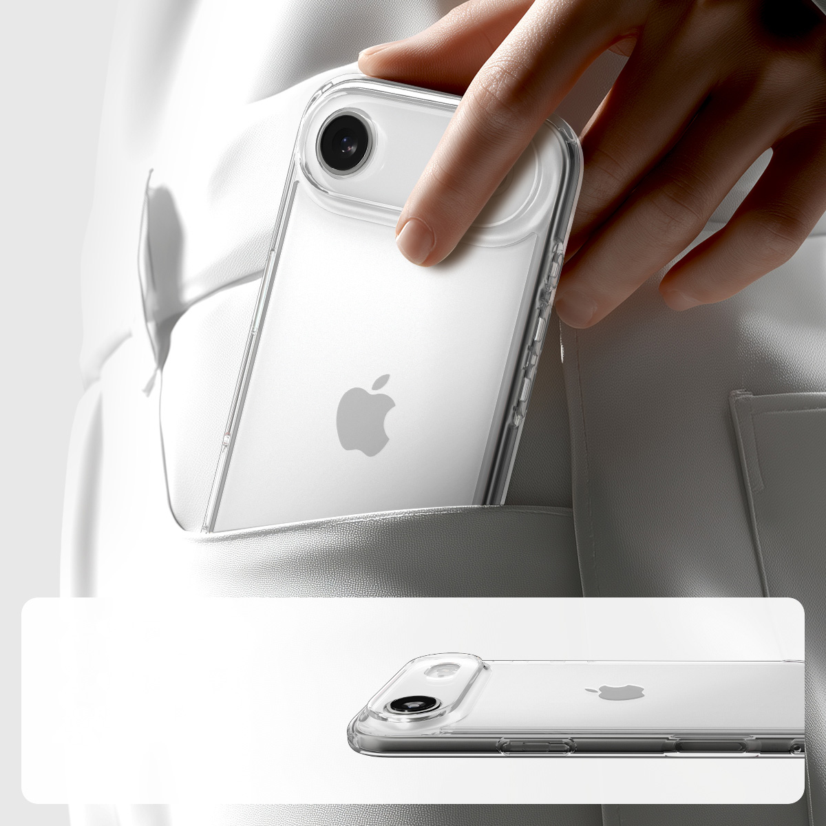 Etui Spigen Ultra Hybrid do Apple iPhone Air, przezroczyste