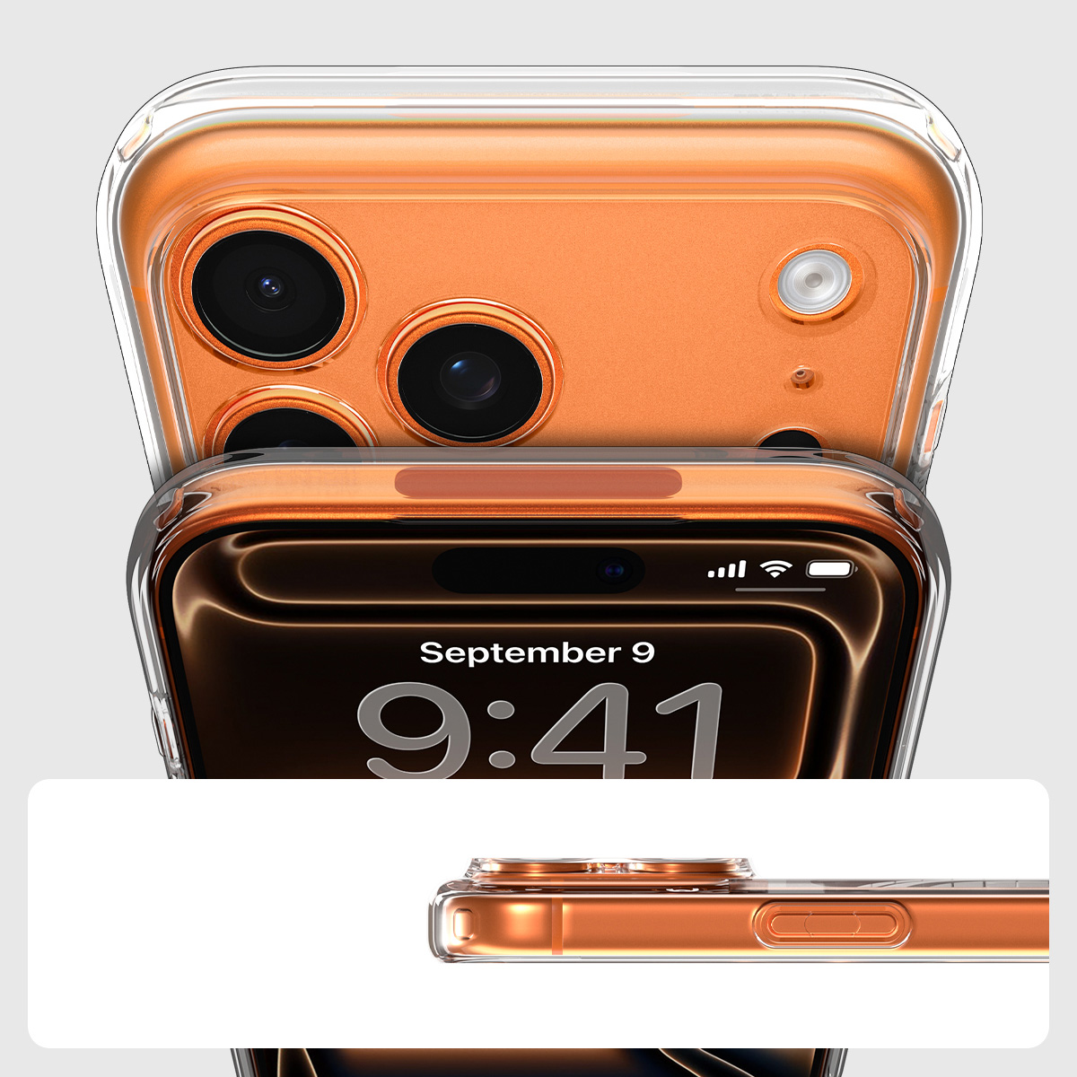 Etui Spigen Ultra Hybrid Mag z MagSafe do Apple iPhone 17 Pro, półprzezroczysto-białe