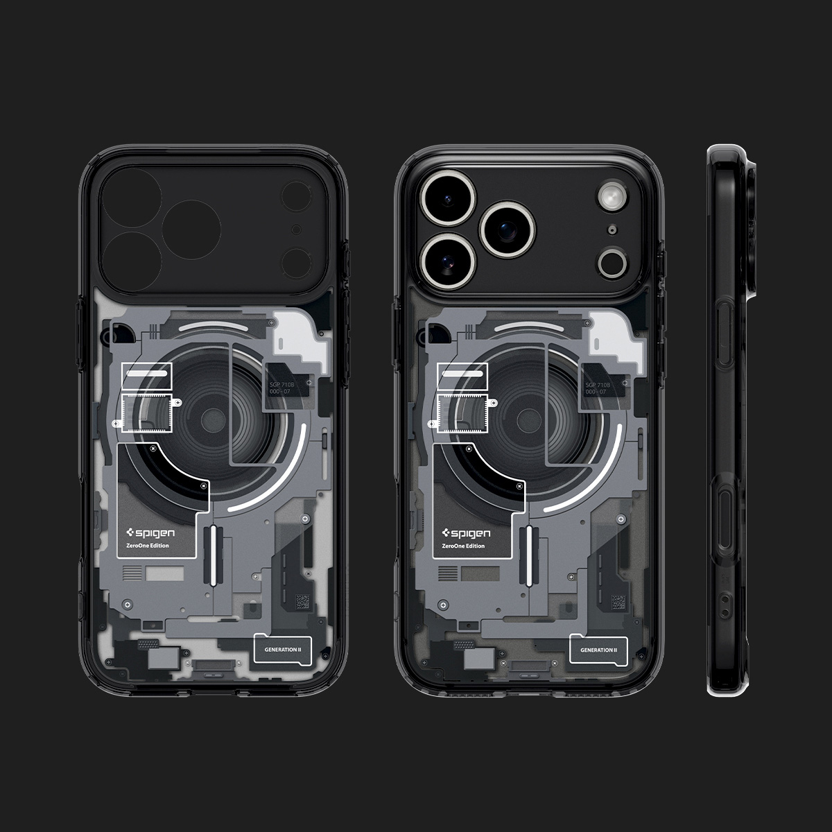Etui Spigen Ultra Hybrid Mag z MagSafe do Apple iPhone 17 Pro, przydymione-szare (Zero One)