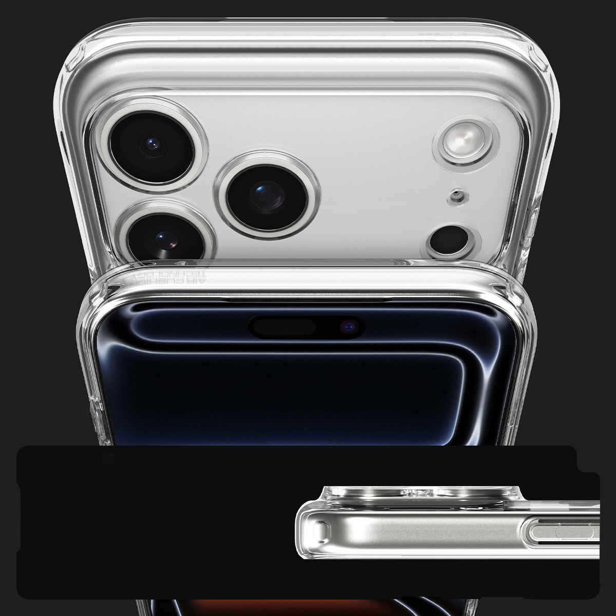 Etui Spigen Ultra Hybrid Mag z MagSafe do Apple iPhone 17 Pro, biało-szare (Zero One)
