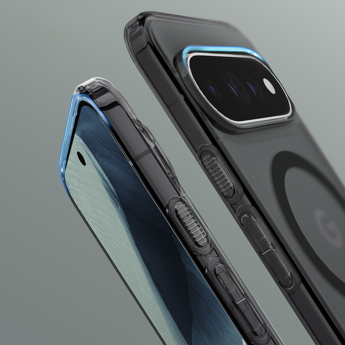 Etui Spigen Ultra Hybrid Mag z MagSafe do Google Pixel 11 Pro, półprzezroczysto-czarne