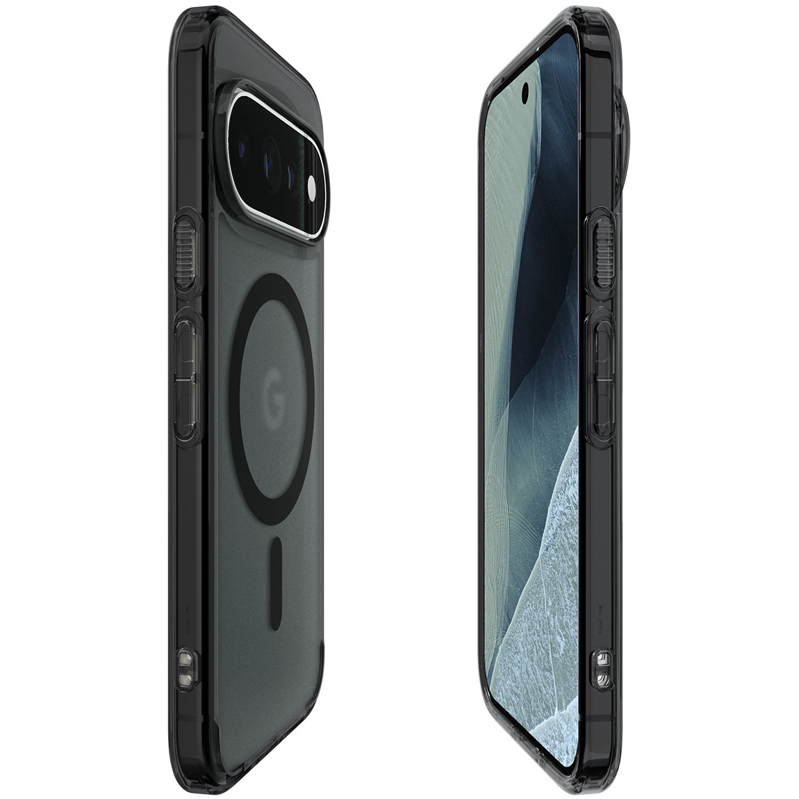 Etui Spigen Ultra Hybrid Mag z MagSafe do Google Pixel 11 Pro, półprzezroczysto-czarne