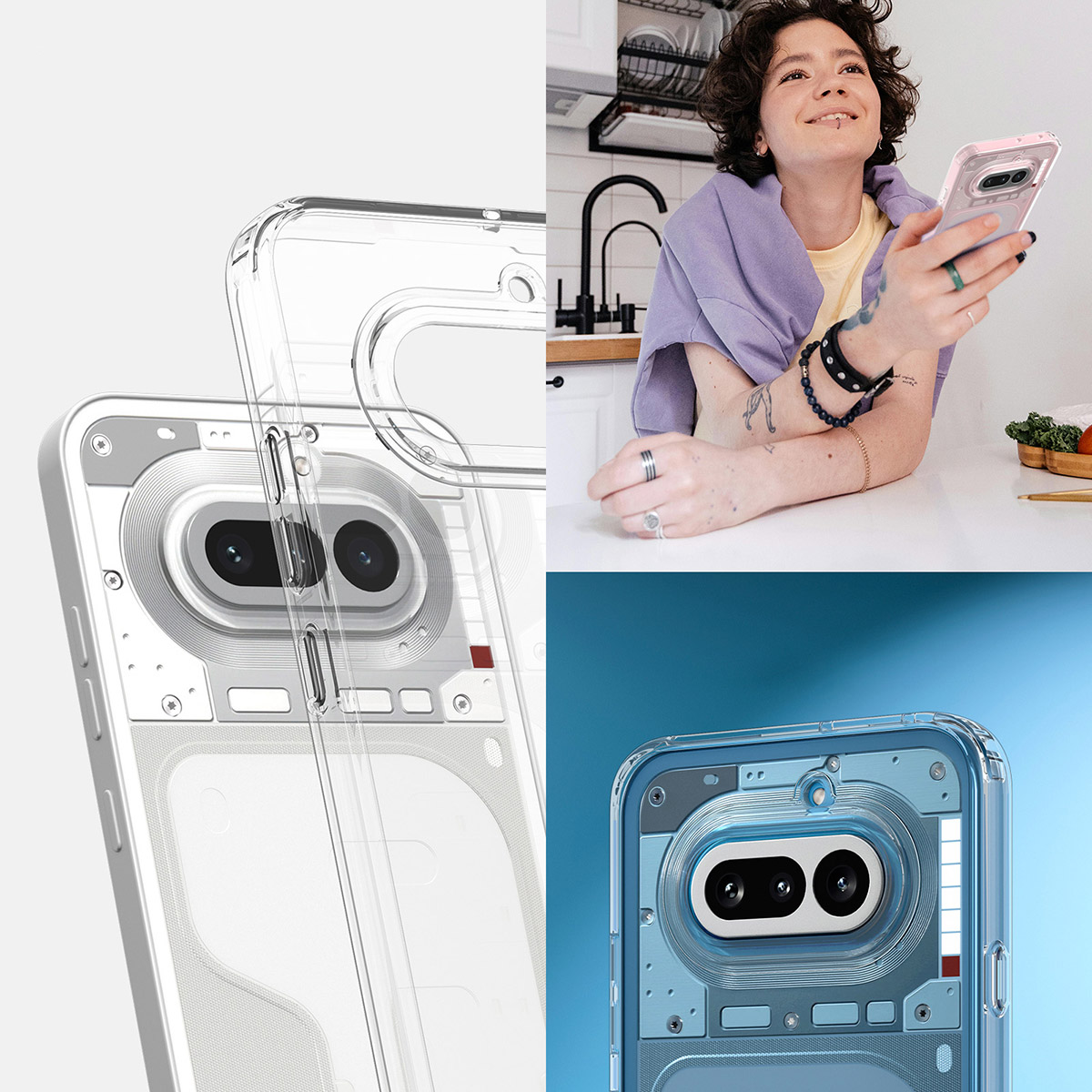 Etui Spigen Ultra Hybrid do Nothing Phone 4a, przezroczyste