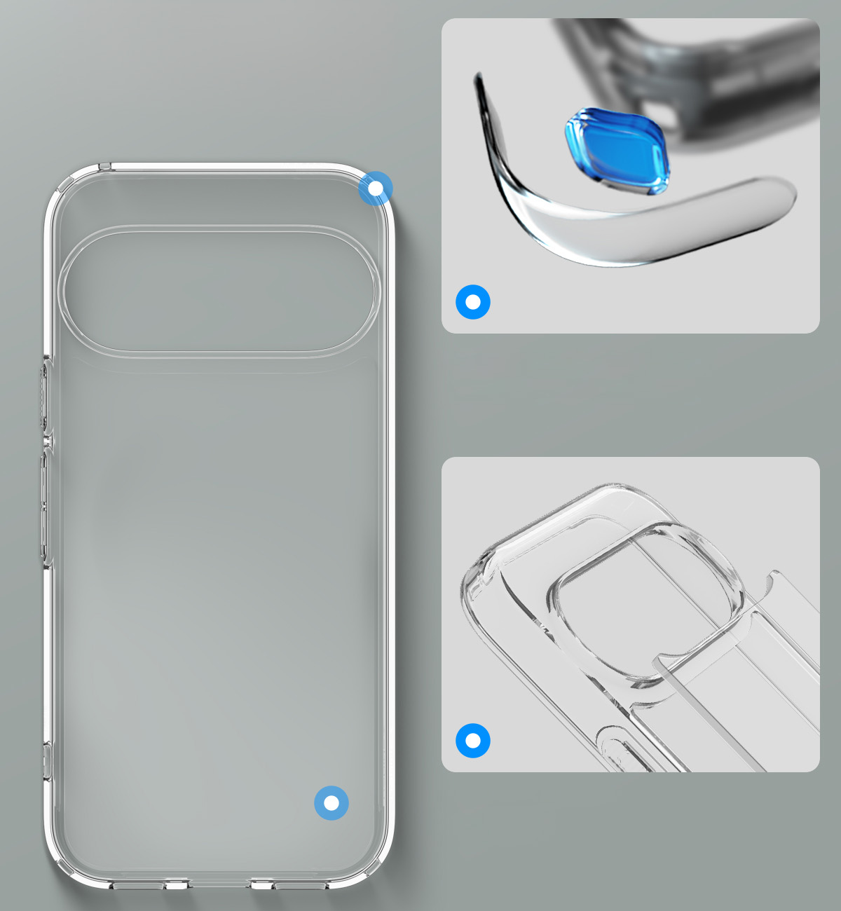 Etui Spigen Ultra Hybrid do Google Pixel 11 Pro, przezroczyste