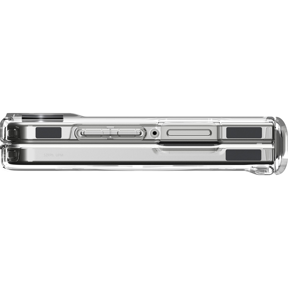 Etui Spigen Ultra Hybrid Pro Mag do MagSafe do Galaxy Z Flip8, przezroczysto-białe