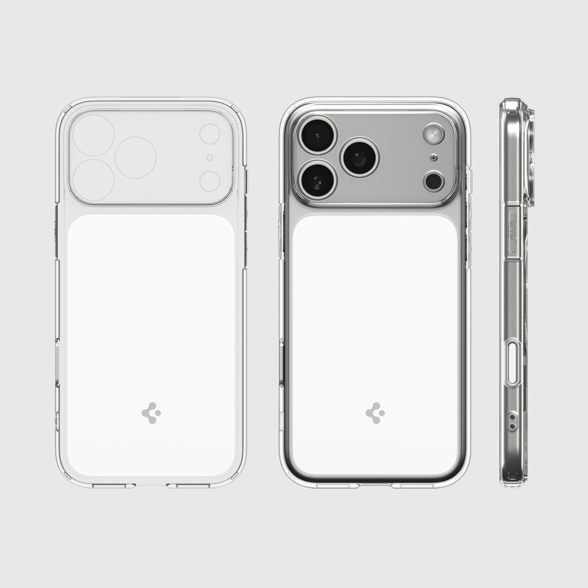 Etui Spigen Ultra Hybrid T Mag z MagSafe do Apple iPhone 17 Pro Max, przezroczysto-białe