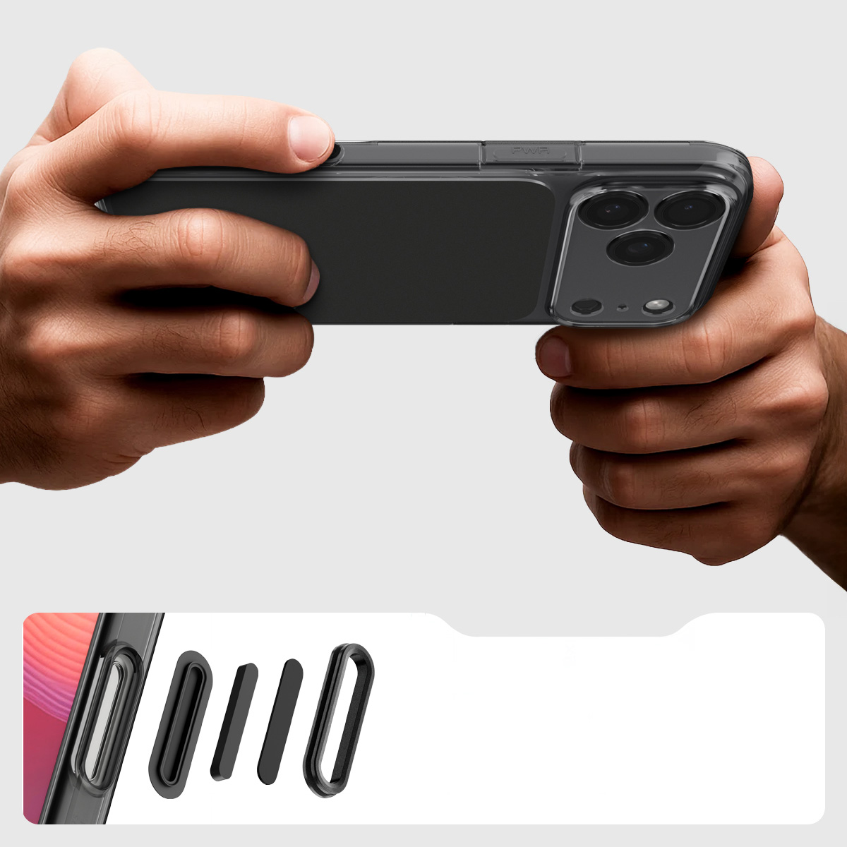 Etui Spigen Ultra Hybrid T Mag z MagSafe do Apple iPhone 17 Pro Max, przydymione-czarne