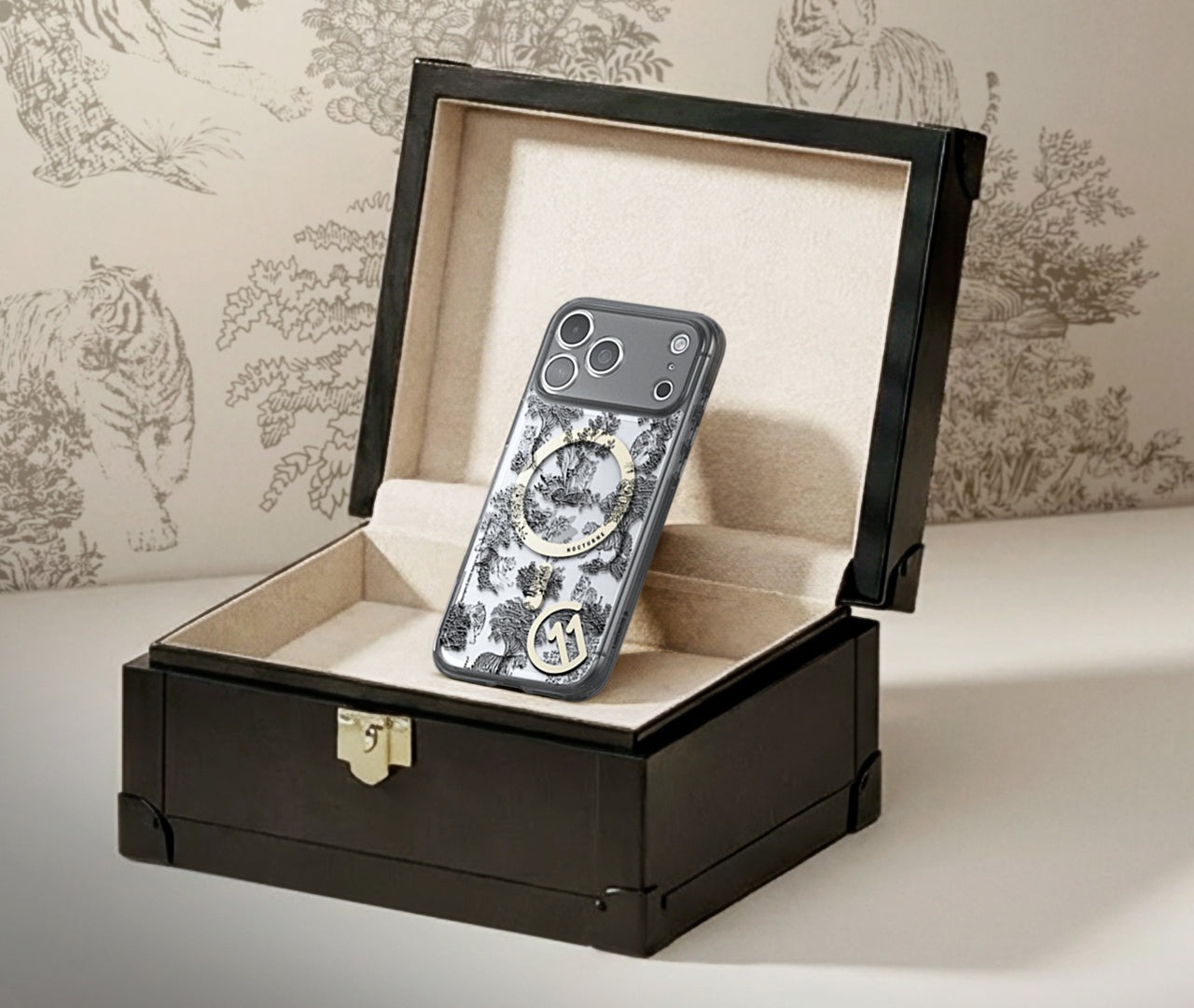 Etui Spigen Ultra Hybrid T Mag z MagSafe do Apple iPhone 17 Pro, przezroczysto-wzorzyste (C11 Nocturne)