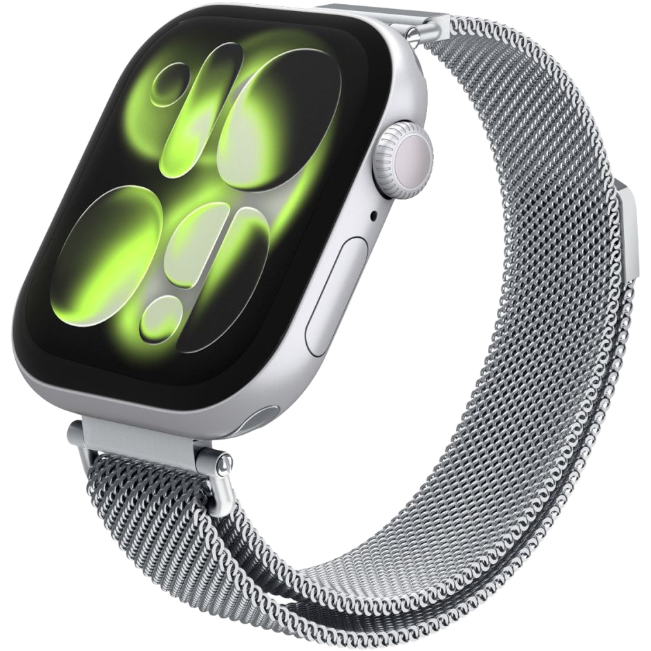 Spigen WBM4, stylowa stalowa bransoleta do zegarka elegancja trwałość, srebrna