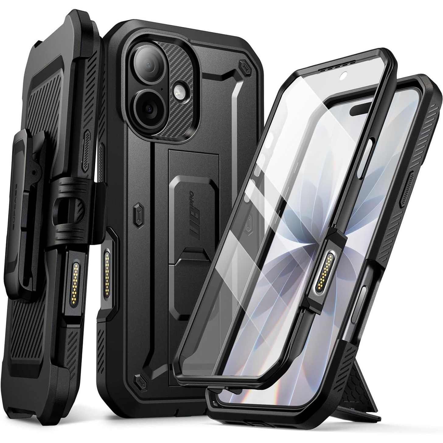 Etui pancerne Supcase Unicorn Beetle Pro (CC) do iPhone 17, czarne