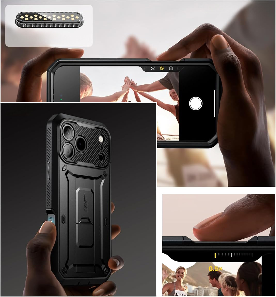 Etui pancerne Supcase Unicorn Beetle Pro (CC) do iPhone 17 Pro, czarne