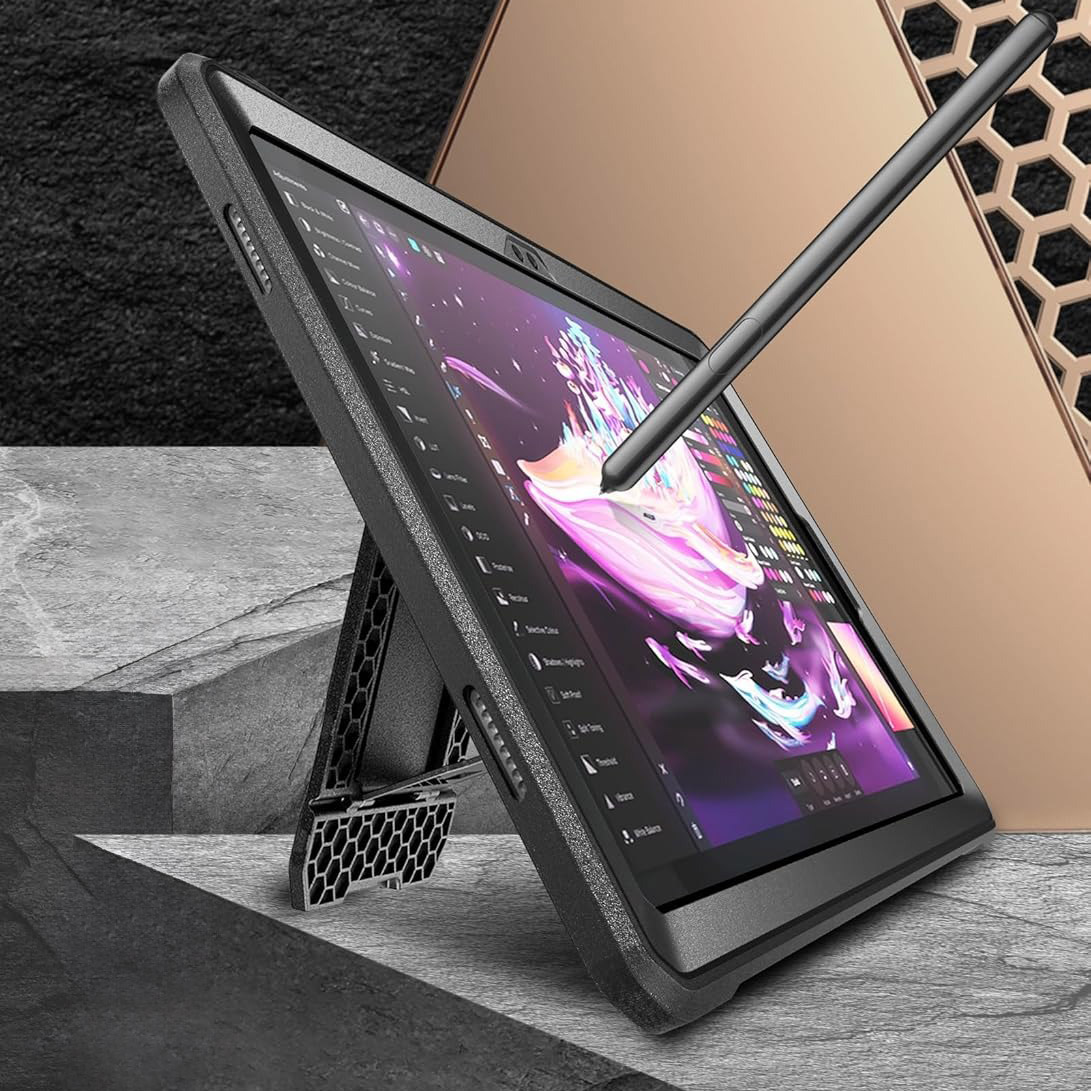 Etui pancerne Supcase Unicorn Beetle Pro do Galaxy Tab A11 Plus, czarne