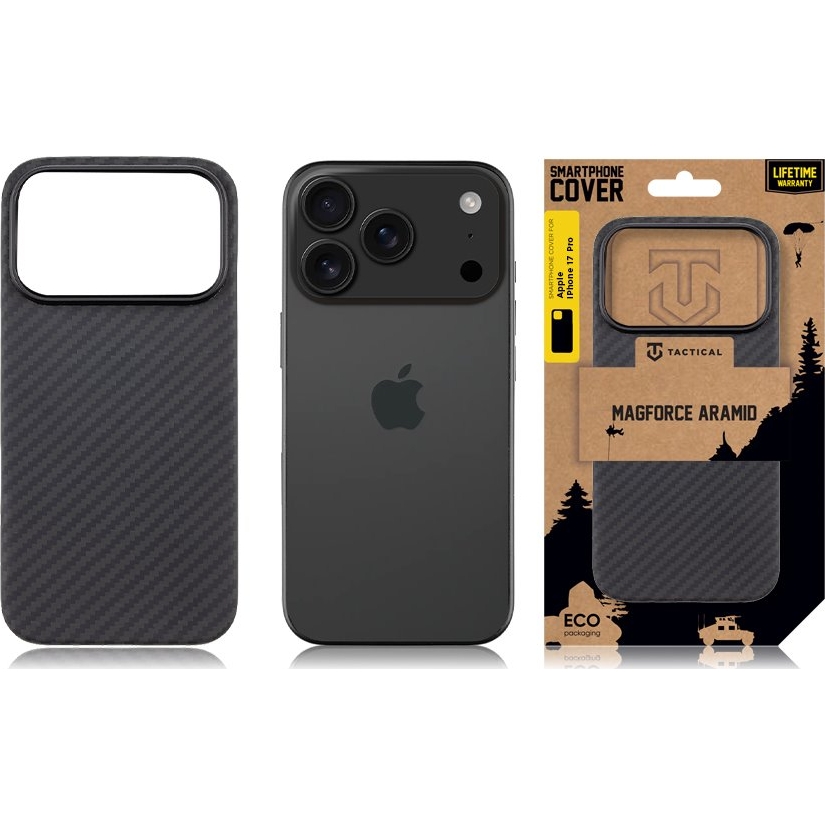 Etui Tactical MagForce Aramid do iPhone 17 Pro, czarne