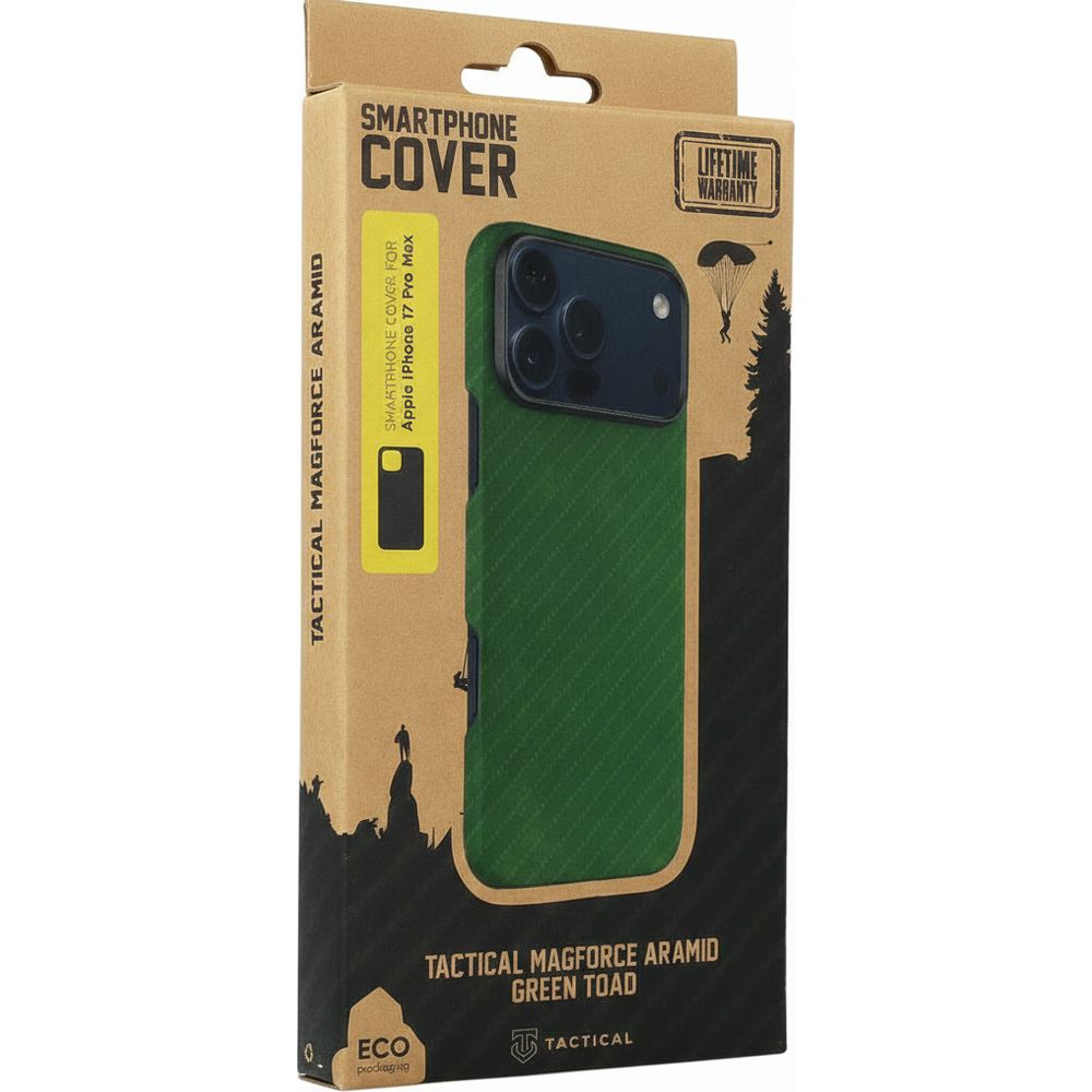 Etui Tactical MagForce Aramid do iPhone 17 Pro Max, zielone