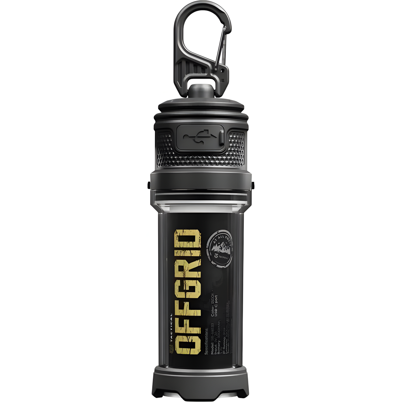 Tactical OffGrid SB-6623B, aluminiowa obudowa IPX6 stabilna odporna outdoorowa, [kolor-nazwa]
