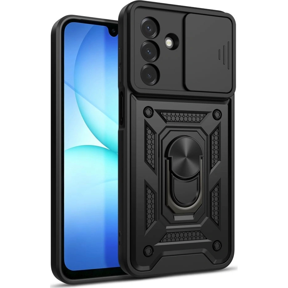 Pokrowiec na telefon Tech-Protect Camshield Pro do Samsung Galaxy A26, A18, A17, czarne