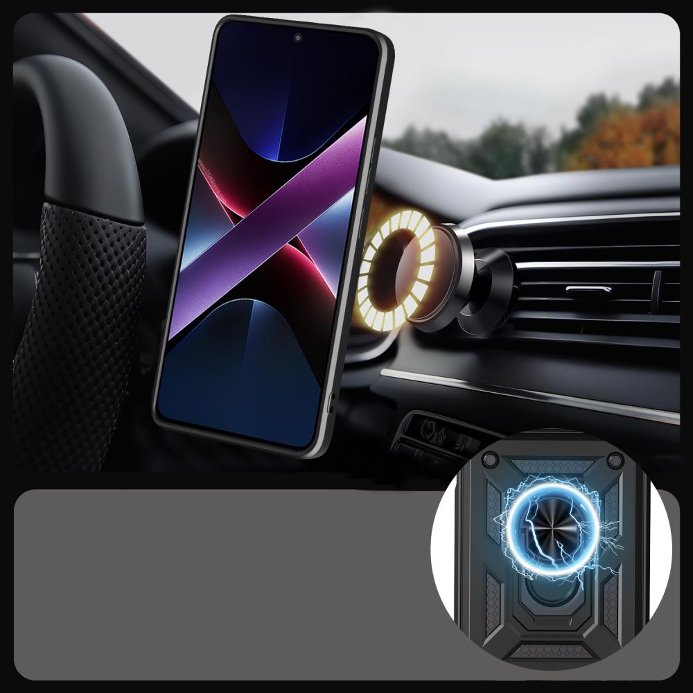 Tech-Protect Camshield Pro to eleganckie etui w kolorze czarnym do Xiaomi POCO F8 Ultra.