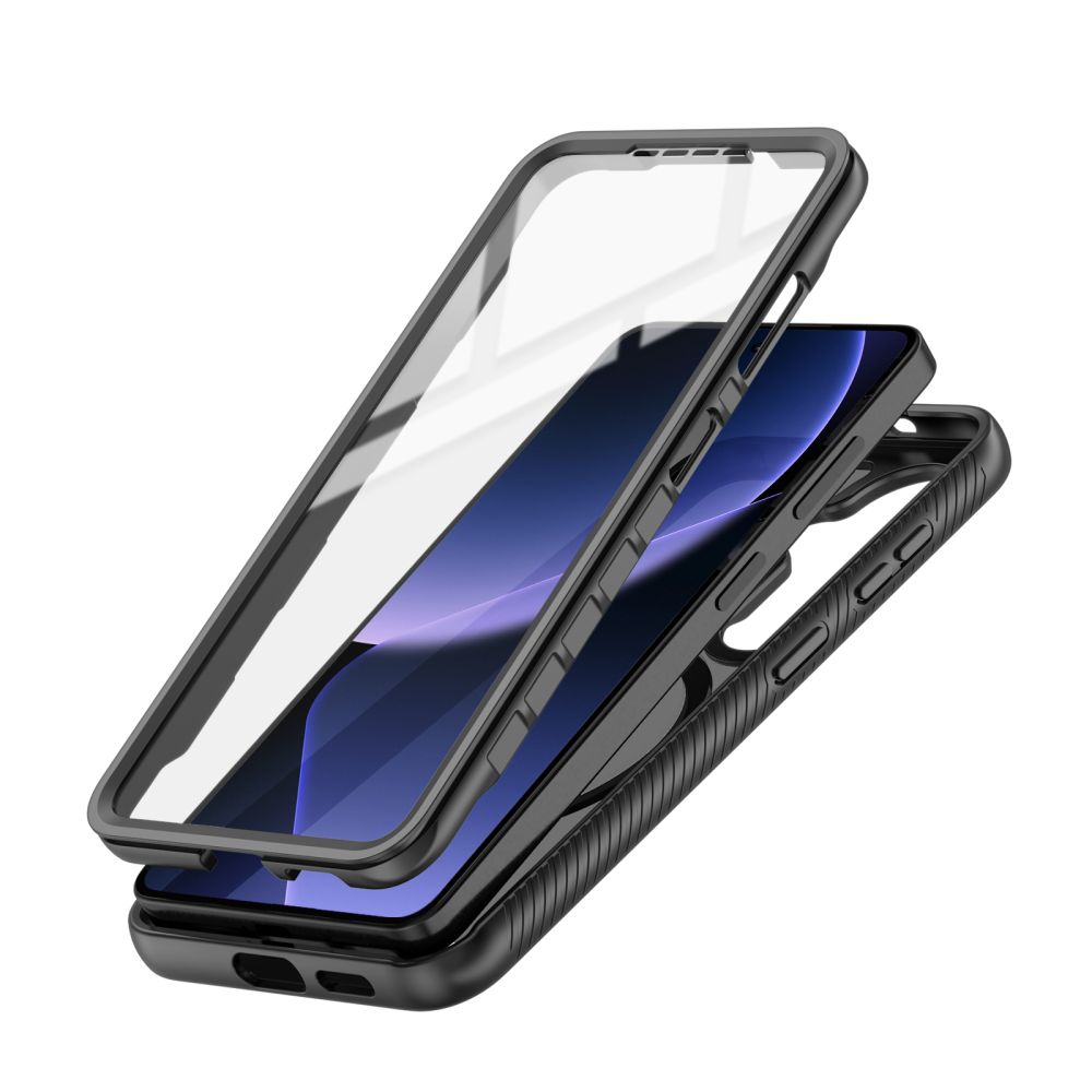 Etui Tech-Protect Defense do MagSafe do Galaxy S26, czarne matowe